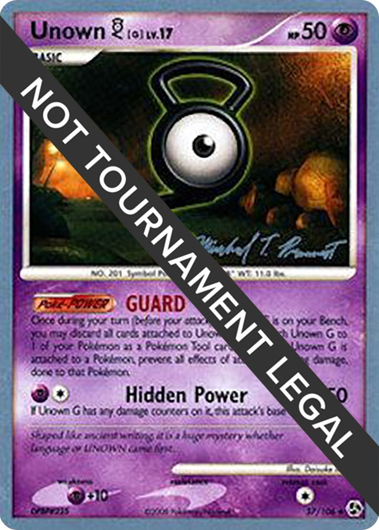 Image for Unown [G] - 2010 (Michael Pramawat) (57) (WCD)