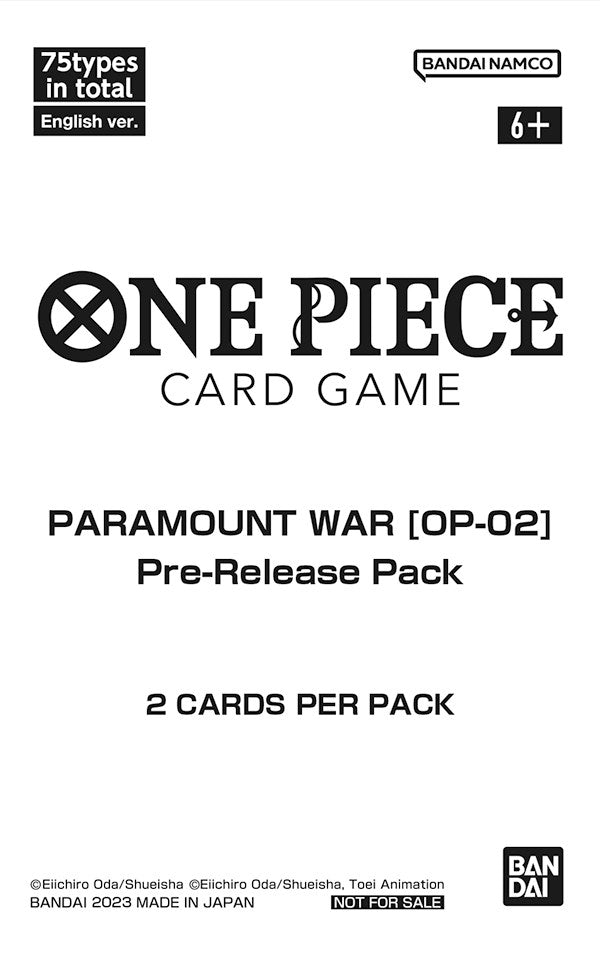 Image for Paramount War - Pre-Release Pack [OP02 PRE]