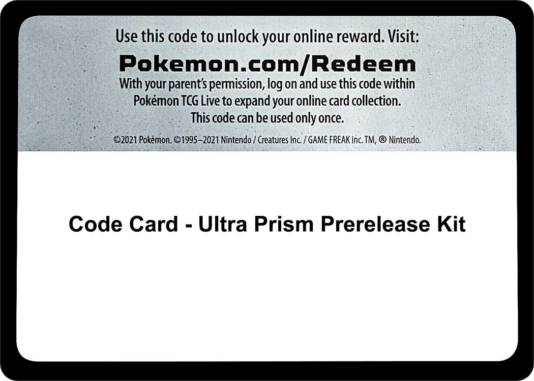 Image for Code Card - Ultra Prism Prerelease Kit (MCAP)