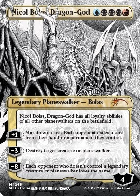 Image for Nicol Bolas, Dragon-God (Borderless) (1246) [Secret Lair Drop Series]