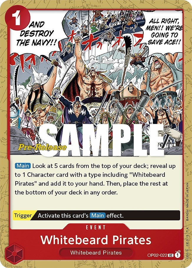 Image for Whitebeard Pirates (2022) (OP02 PRE)
