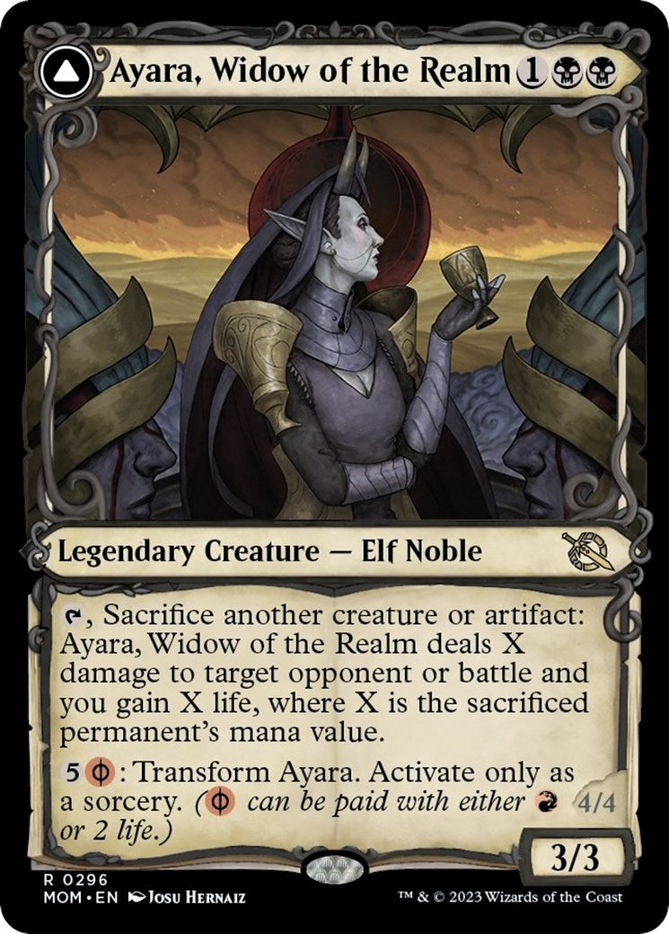 Image for Ayara, Widow of the Realm (Showcase) (296) (MOM)