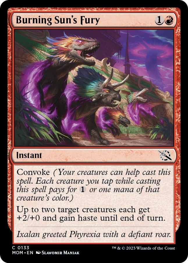 Image for Burning Sun's Fury (133) (MOM)