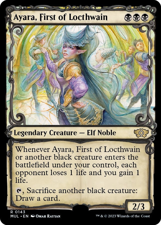 Image for Ayara, First of Locthwain (Halo Foil) (143) (MUL)