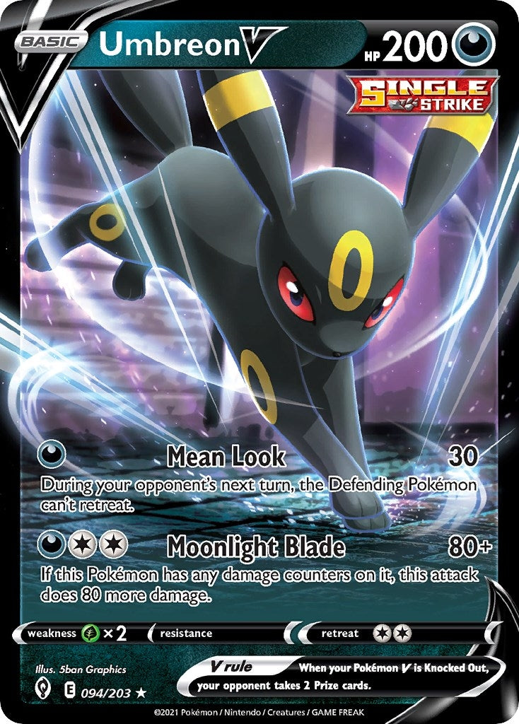 Image for Umbreon V - 094/203 (Non-Holo) (94) (PR)