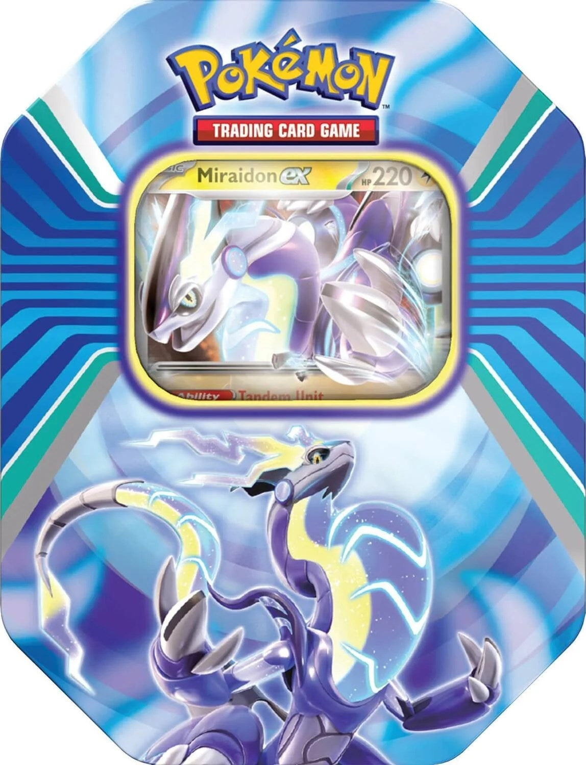 Image for Paldea Legends Tin [Miraidon ex] - Pokemon