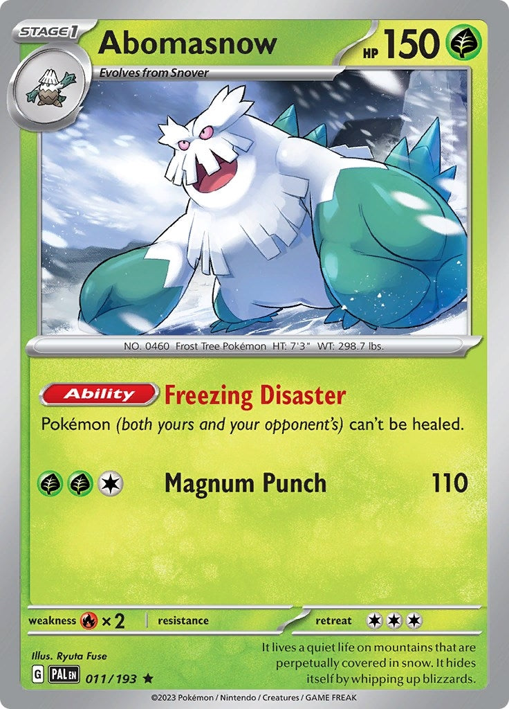 Image for Abomasnow (11) (PAL)