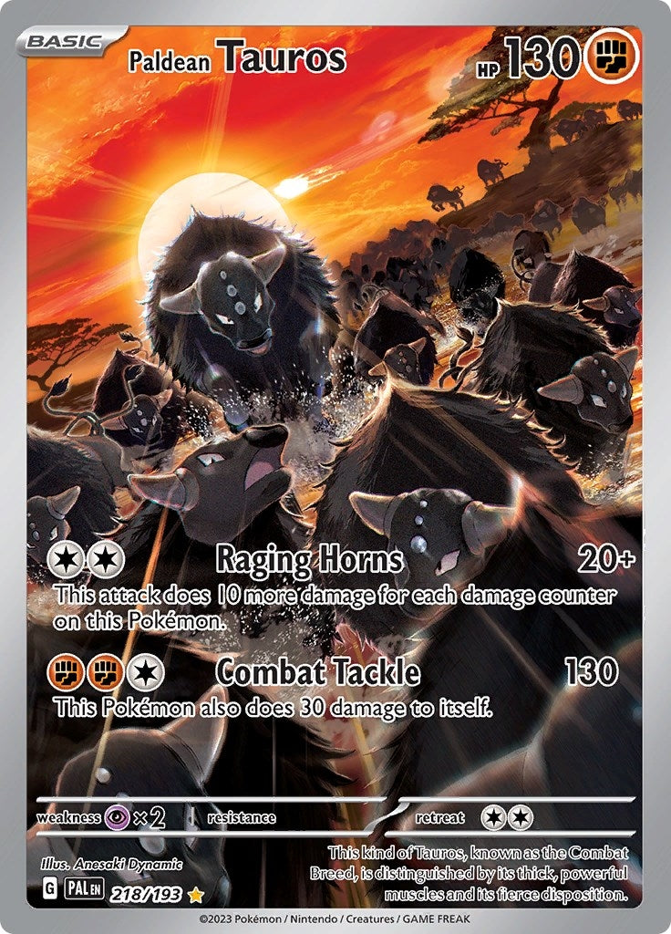 Image for Paldean Tauros - 218/193 (218) (PAL)