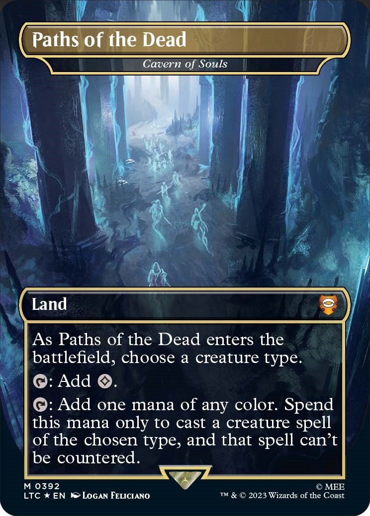 Paths of the Dead - Cavern of Souls (Borderless) (Surge Foil)