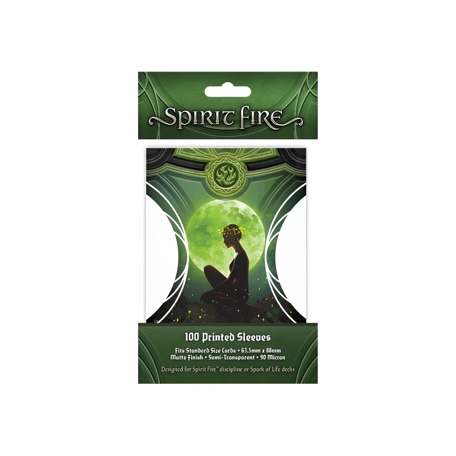 Spirit Fire: Semi-transparent Printed Sleeves: Be at Peace [Green] (PREORDER)