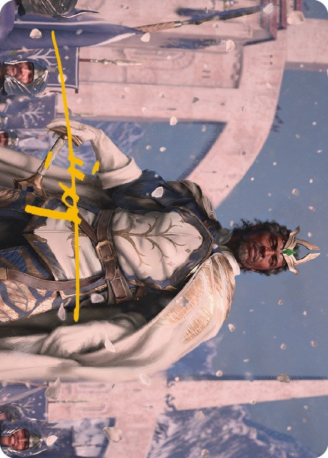 Image for Aragorn, King of Gondor Art Card (Gold-Stamped Signature) (57) (ASLTR)