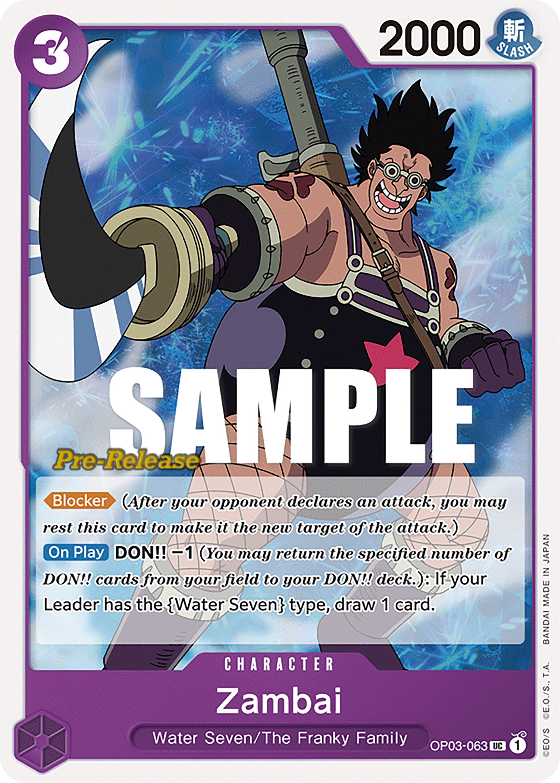 Image for Zambai (3063) (OP03 PRE)