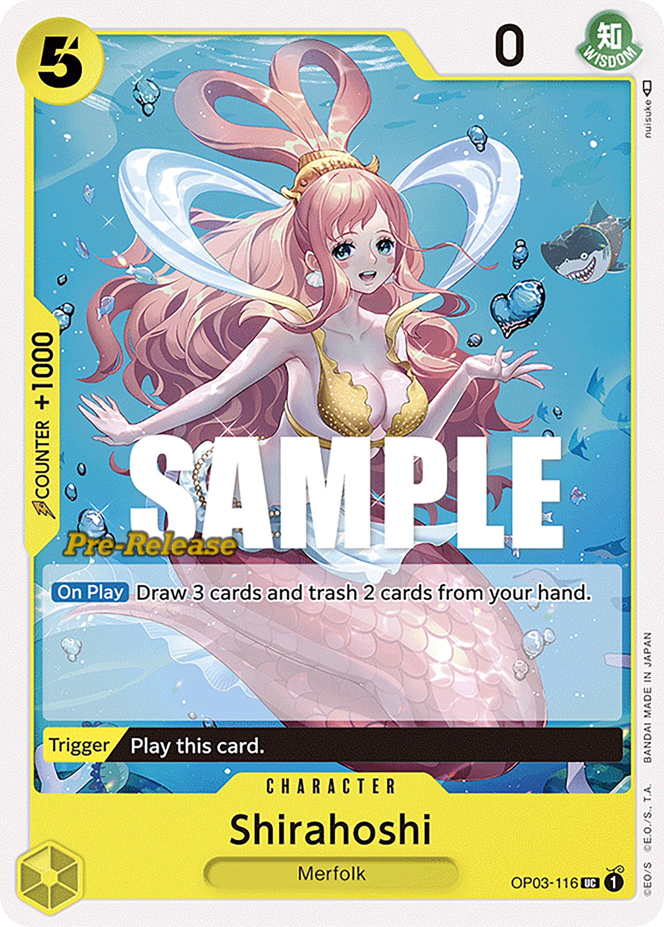 Image for Shirahoshi (3116) (OP03 PRE)