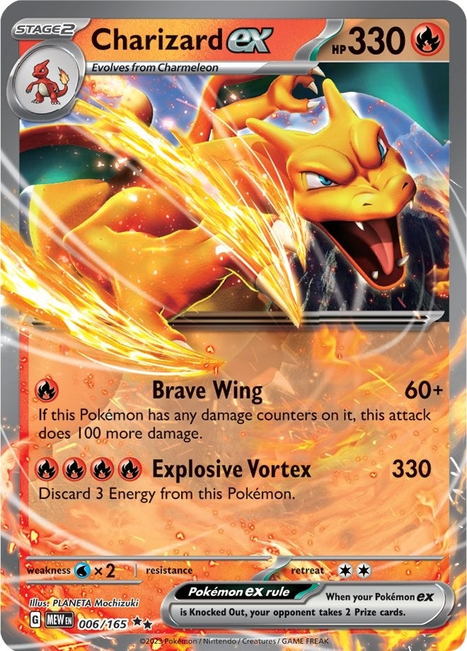 Image for Charizard ex - 006/165 (6) (MEW)