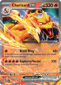 Image of Image for Charizard ex - 006/165 (6) (MEW)