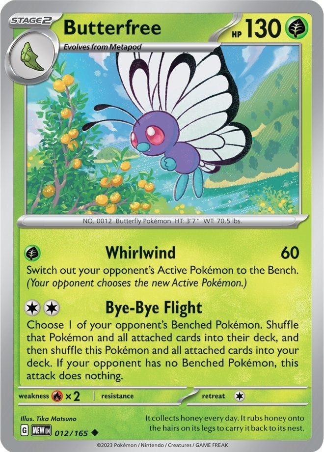 Image for Butterfree (12) (MEW)