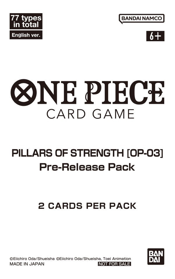 Image for Pillars of Strength - Pre-Release Pack [OP03 PRE]