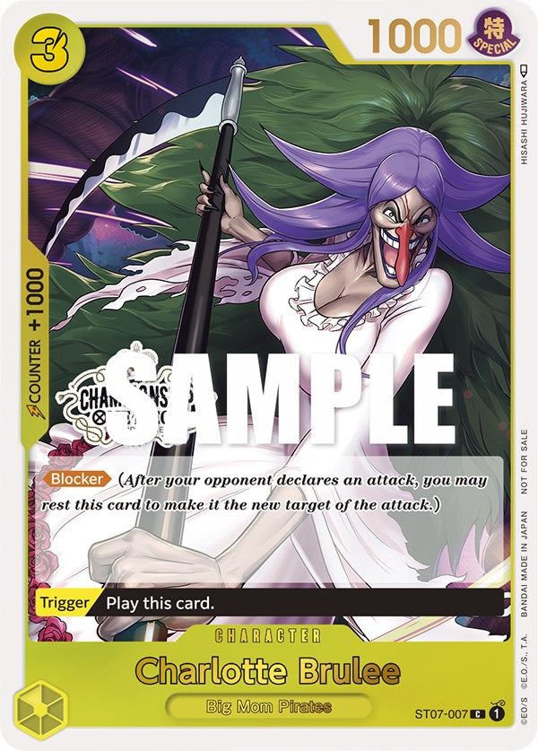 Collection of Charlotte Brulee (Store Championship Participation Pack) [One Piece Promotion Cards] in a gallery layout