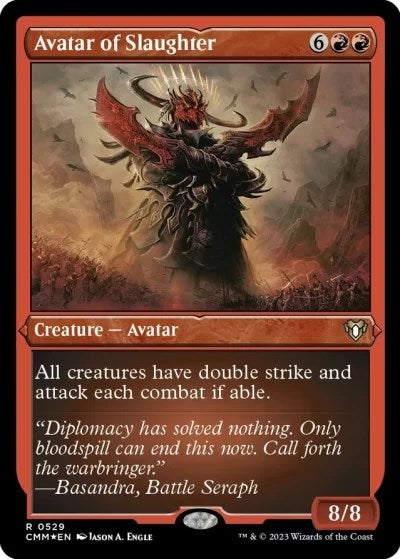 Image for Avatar of Slaughter (Foil Etched) (529) (CMM)