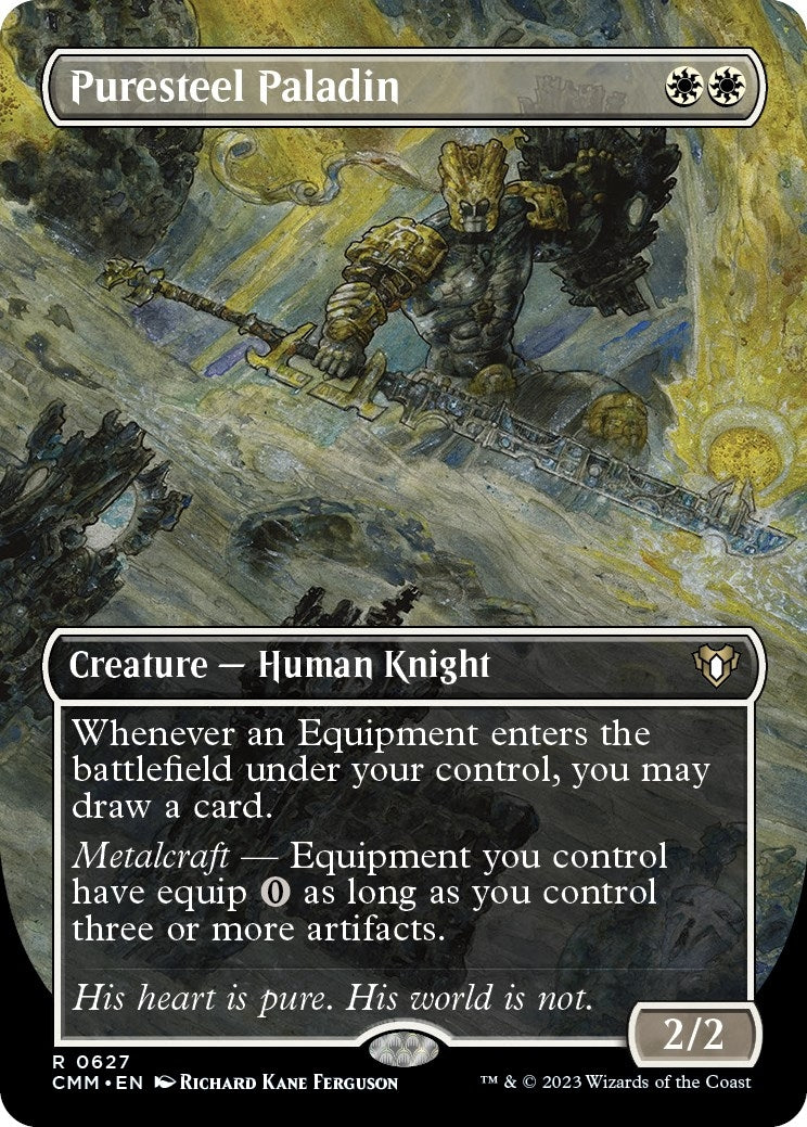 Image for Puresteel Paladin (Borderless) (627) [Commander Masters]