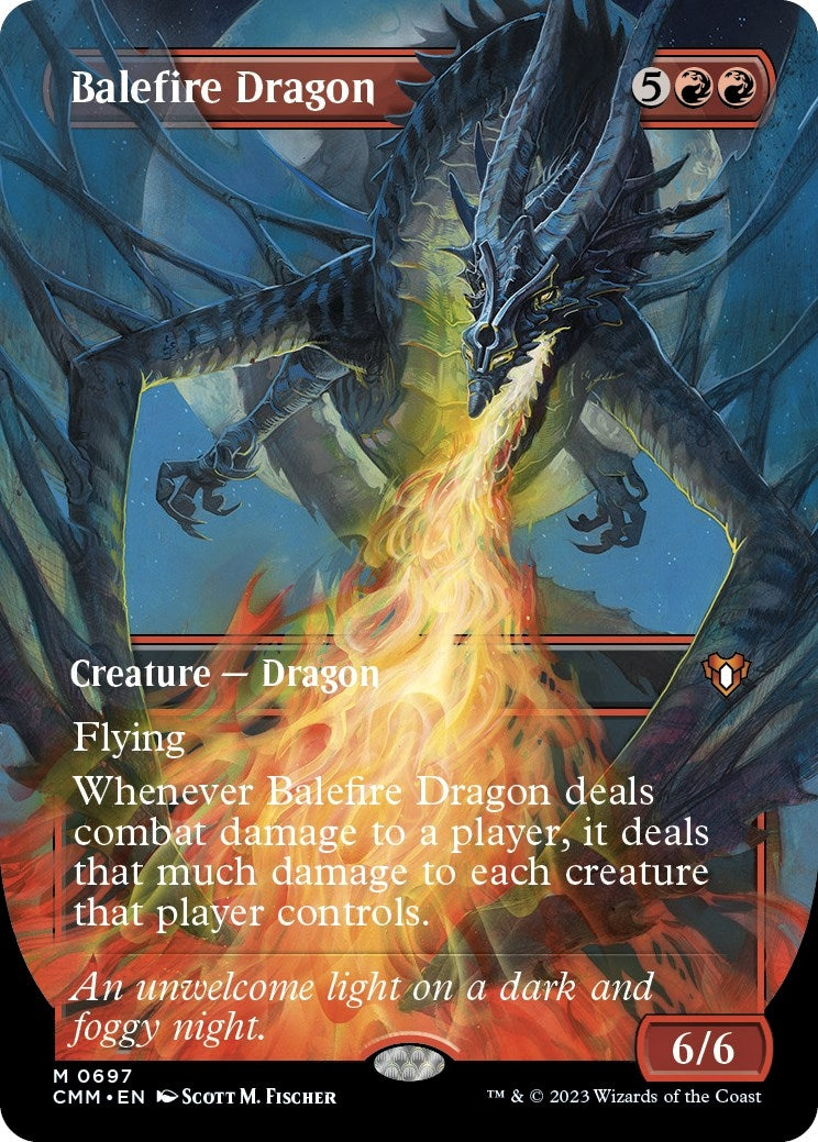 Image for Balefire Dragon (Borderless) (697) (CMM)