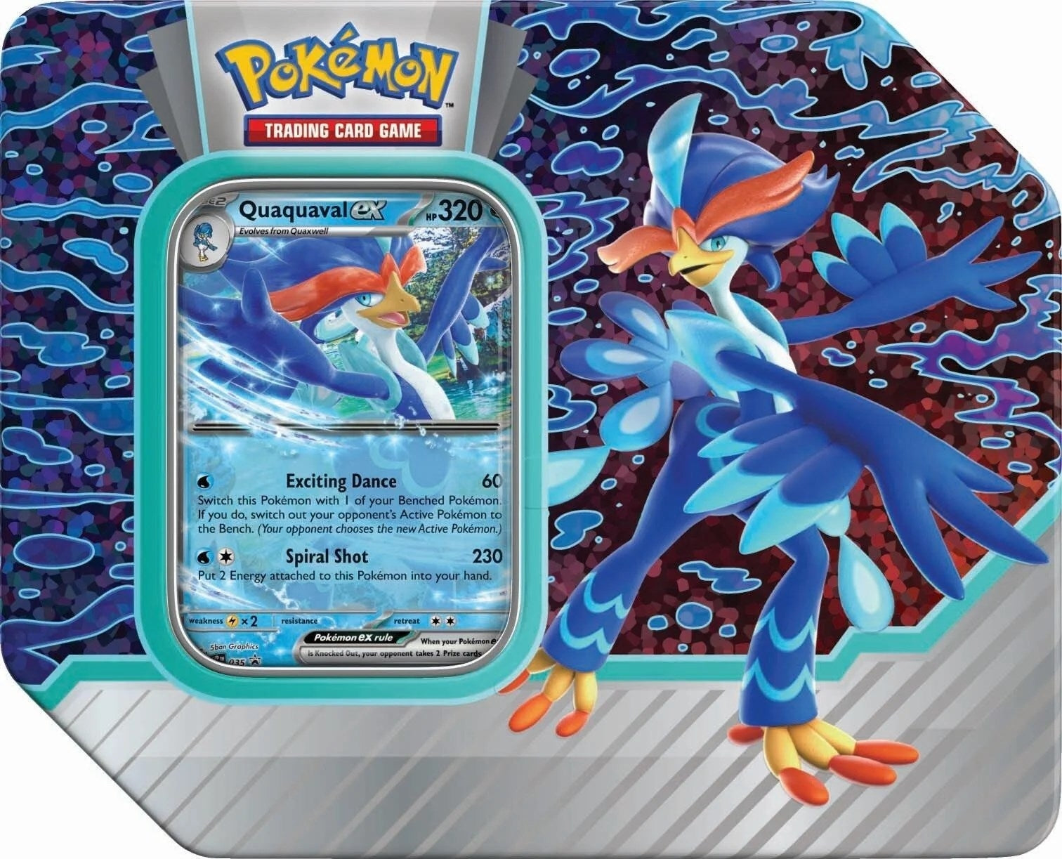 Image for Paldea Partners Tin [Quaquaval ex] - Pokemon