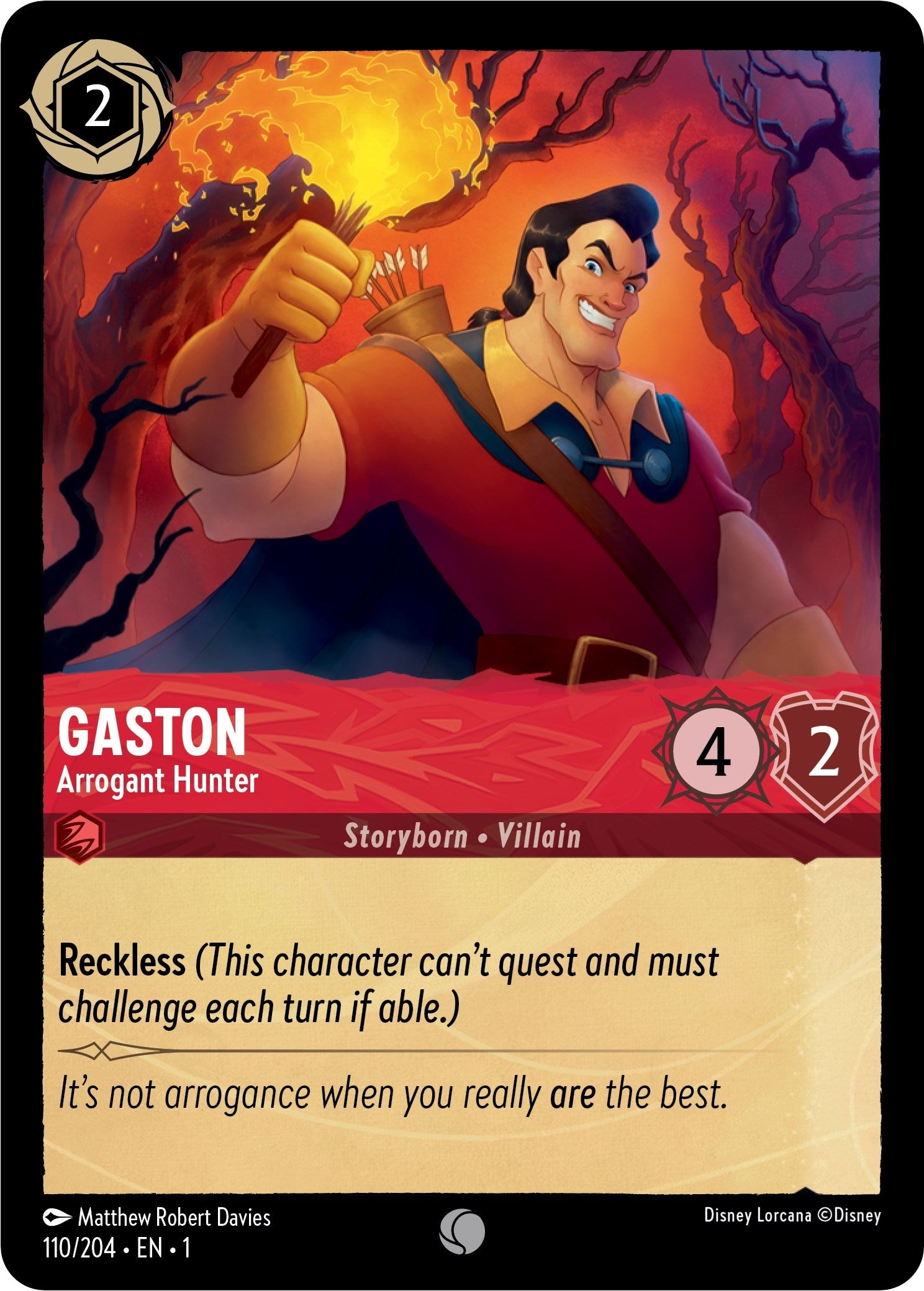 Image for Gaston - Arrogant Hunter (110) (1)