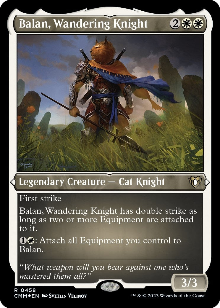Image for Balan, Wandering Knight (Foil Etched) (458) (CMM)