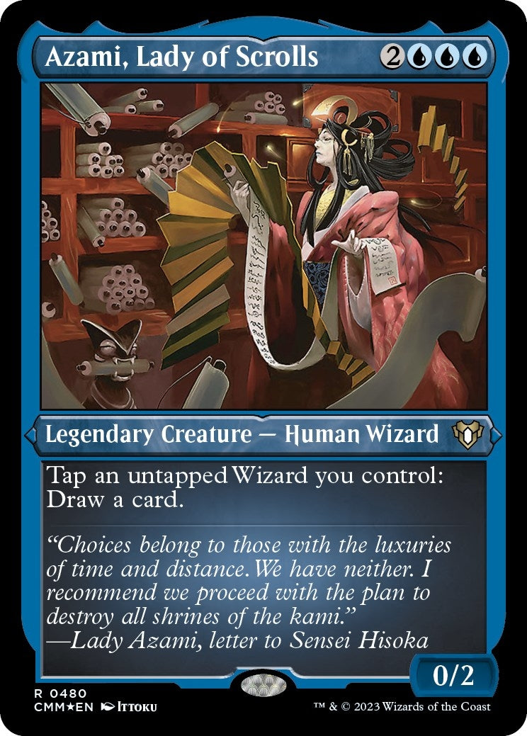 Image for Azami, Lady of Scrolls (Foil Etched) (480) (CMM)