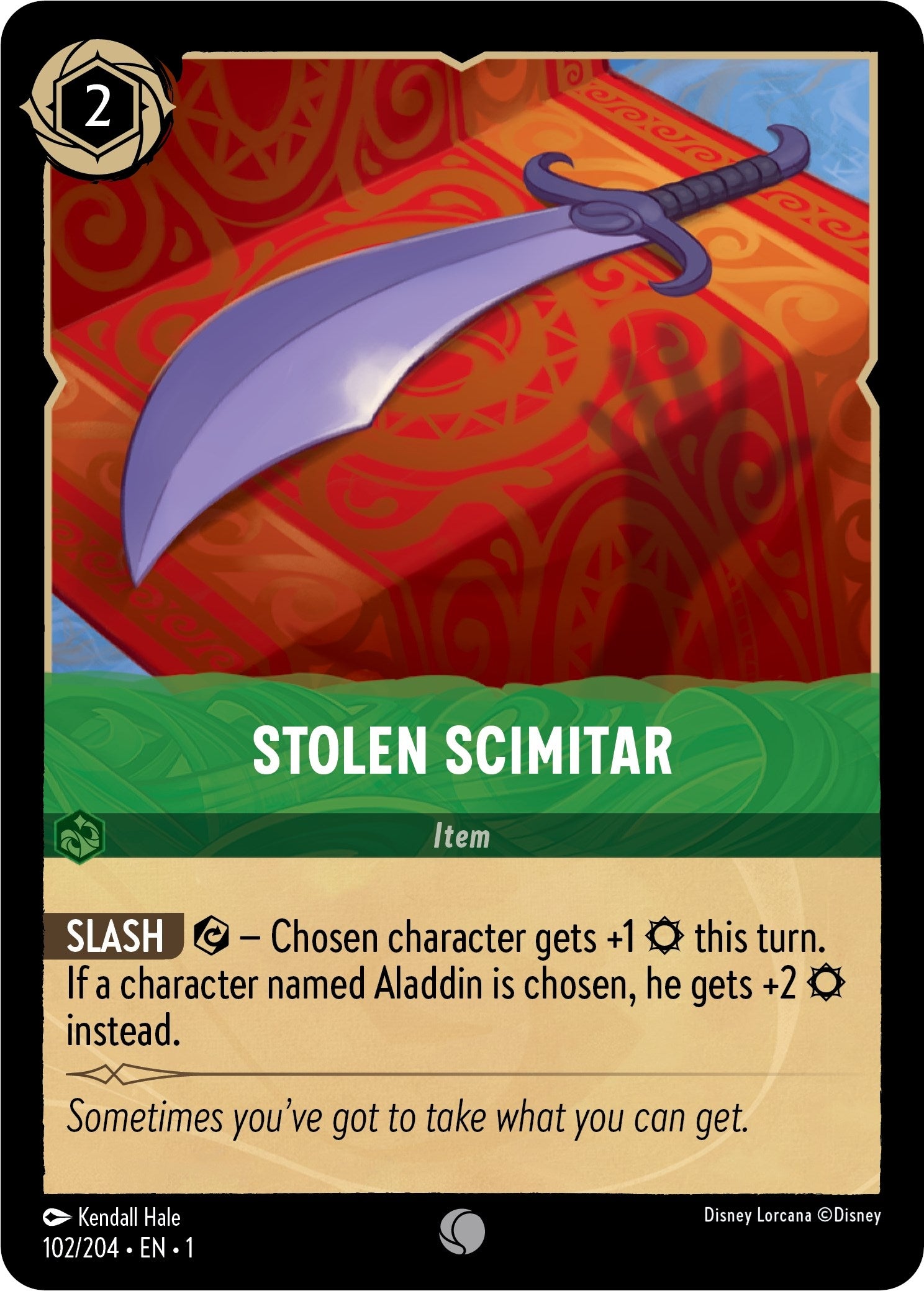 Image for Stolen Scimitar (102) (1)