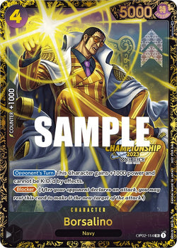 Collection of Borsalino (Championship 2023) [One Piece Promotion Cards] in a gallery layout