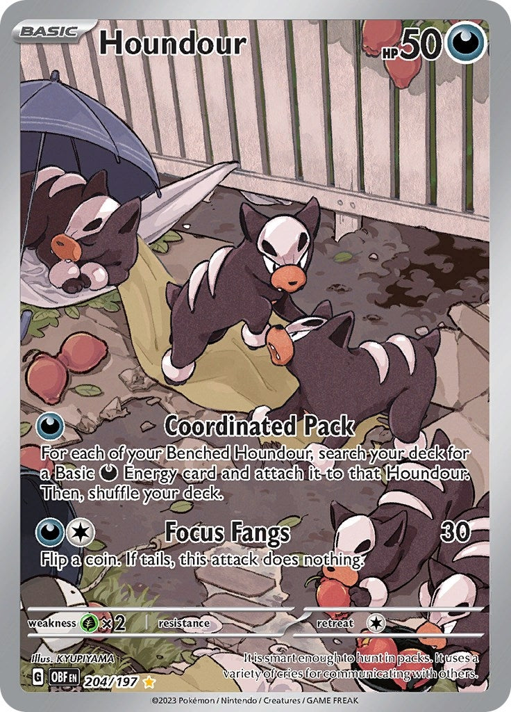 Image for Houndour - 204/197 (204) (OBF)