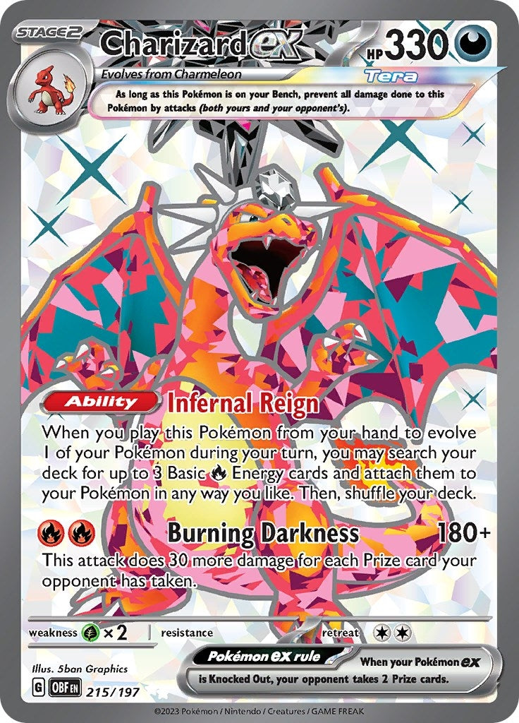 Image for Charizard ex - 215/197 (215) (OBF)
