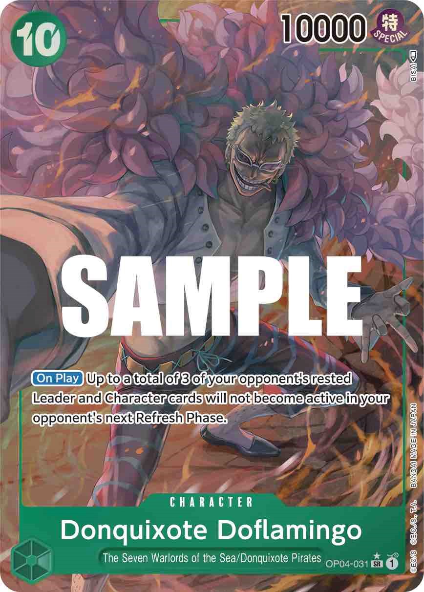 Collection of Donquixote Doflamingo (Alternate Art) [Kingdoms of Intrigue] in a gallery layout