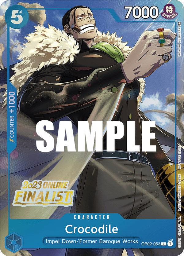 Collection of Crocodile (Online Regional 2023) [Finalist] [One Piece Promotion Cards] in a gallery layout