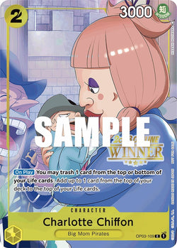 Collection of Charlotte Chiffon (Offline Regional 2023) [Winner] [One Piece Promotion Cards] in a gallery layout