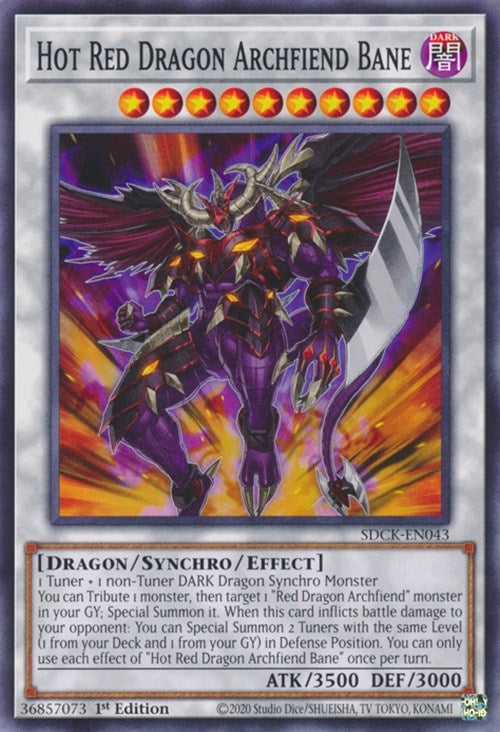 Image for Hot Red Dragon Archfiend Bane (43) (SDCK)
