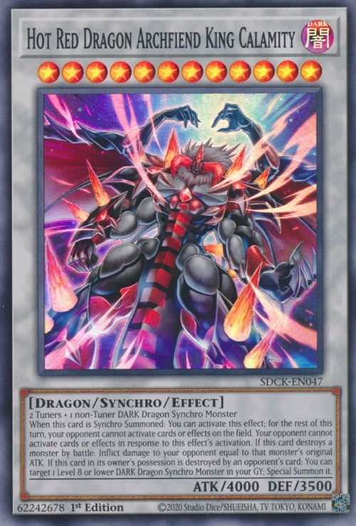Image for Hot Red Dragon Archfiend King Calamity (47) (SDCK)