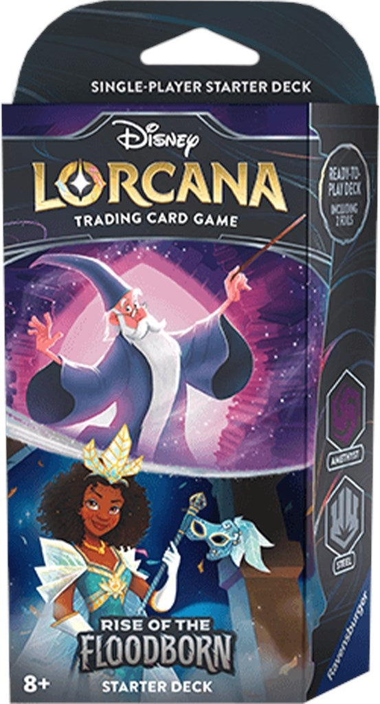 Image for Disney Lorcana: Rise of the Floodborn Starter Deck (Amethyst & Steel) [2]