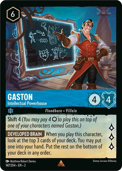 Collection of Gaston - Intellectual Powerhouse (147/204) [Rise of the Floodborn] in a gallery layout