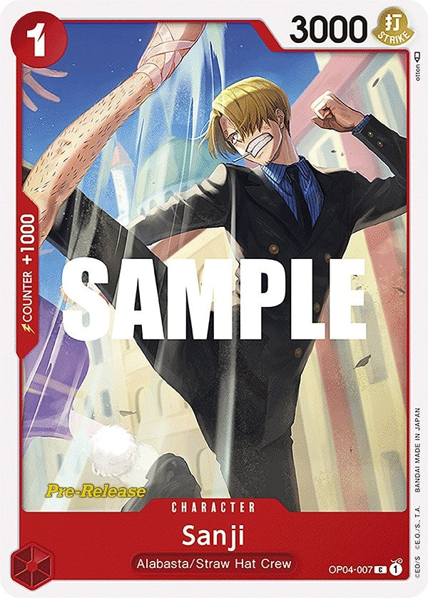 Image for Sanji (007) (4007) (OP04 PRE)