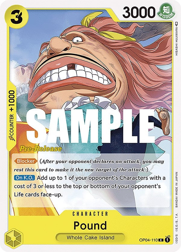 Image for Pound (4110) (OP04 PRE)