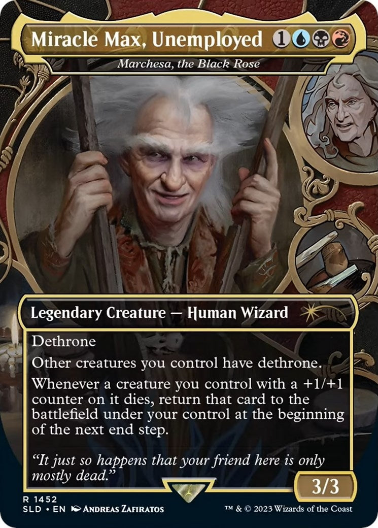 Image for Miracle Max, Unemployed - Marchesa, the Black Rose (1452) [Secret Lair Drop Series]