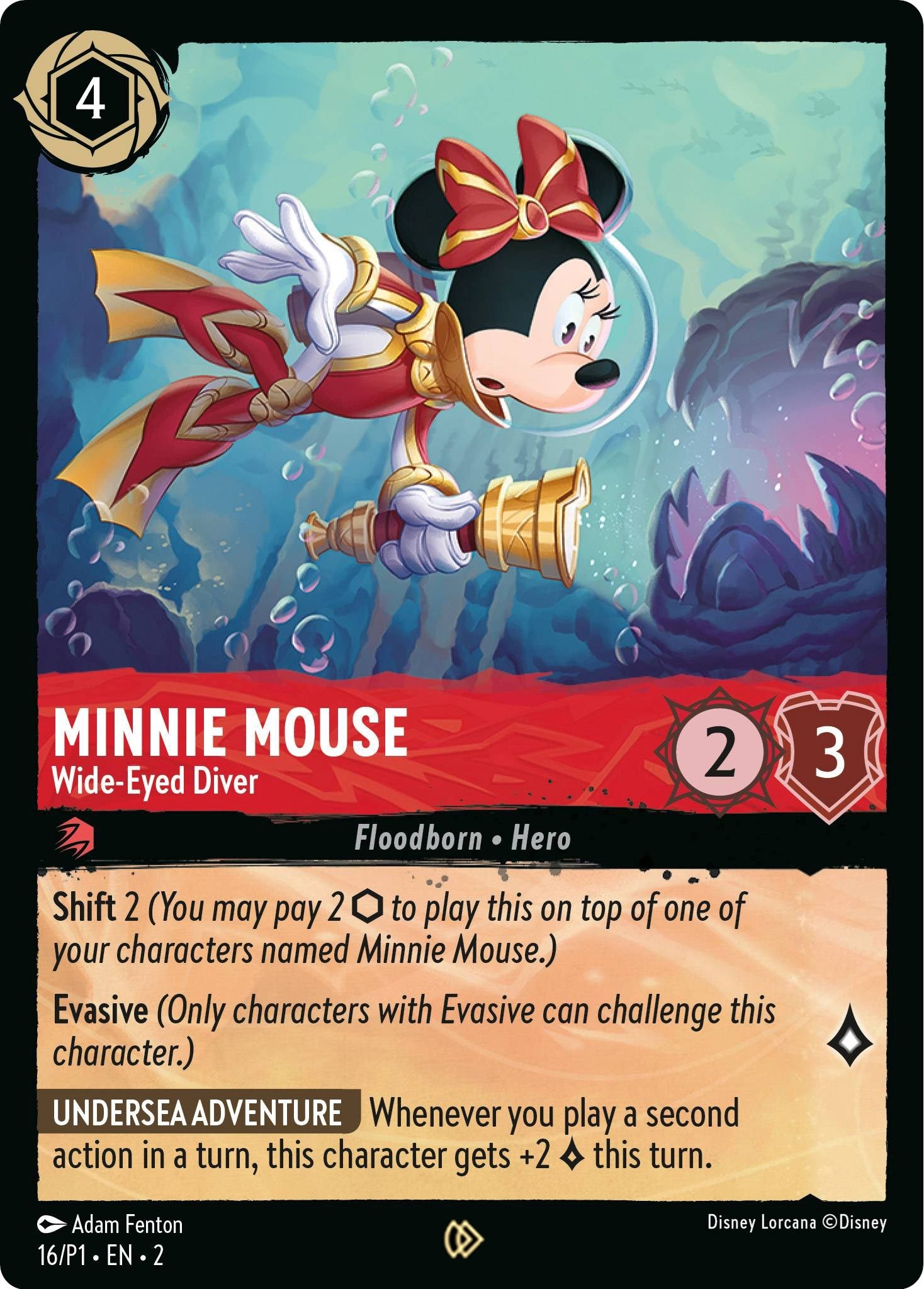 Image for Minnie Mouse - Wide-Eyed Diver (16) (DLPC)