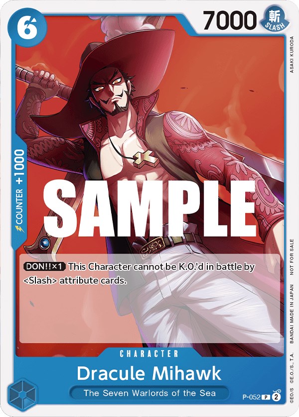 Collection of Dracule Mihawk (Sealed Battle Kit Vol. 1) [One Piece Promotion Cards] in a gallery layout