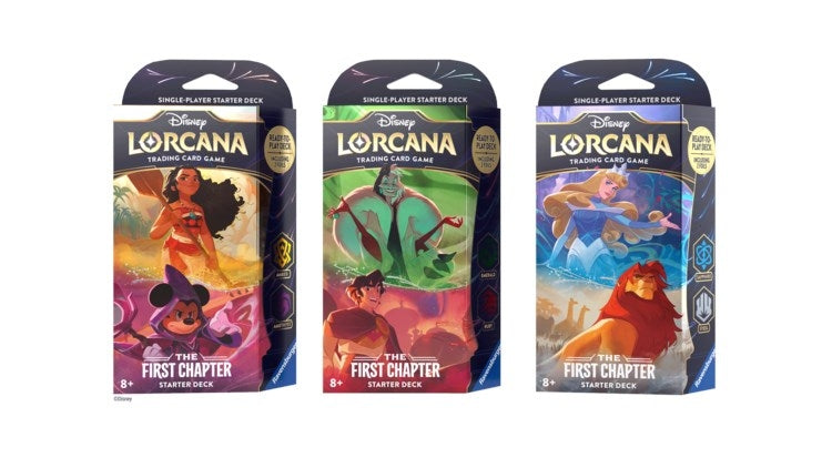 Image for Disney Lorcana: The First Chapter Starter Deck [Set of 3] [1]