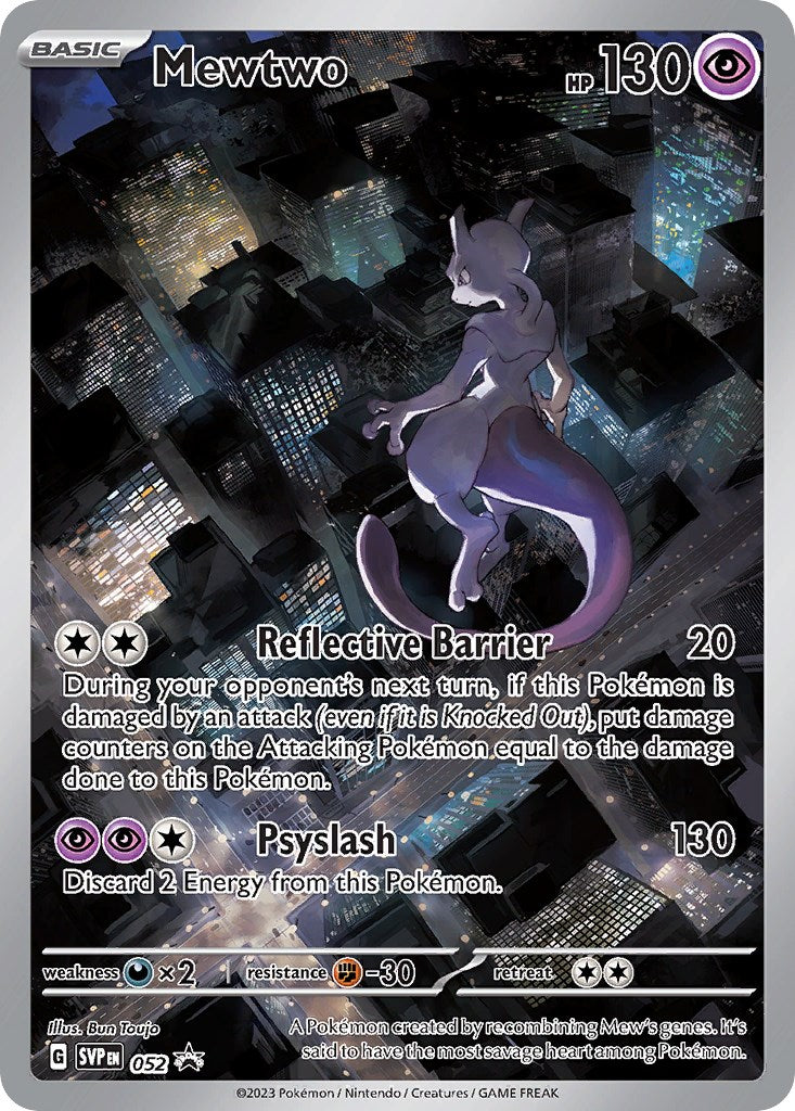 Collection of Mewtwo (052) [Scarlet & Violet: Black Star Promos] in a gallery layout