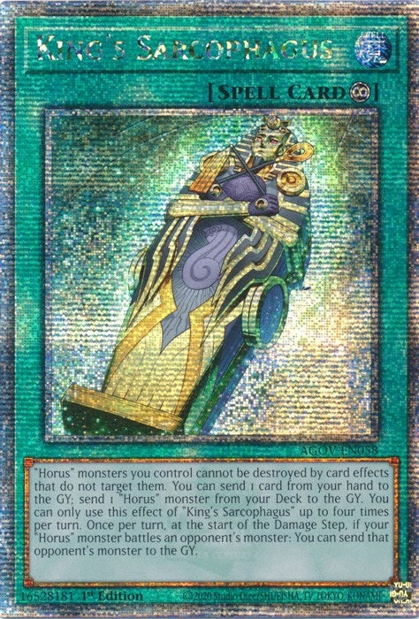 Image for King's Sarcophagus (Quarter Century Secret Rare) (58) (AGOV)
