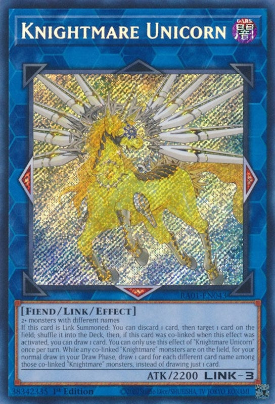 Image for Knightmare Unicorn (Secret Rare) (1043) (RA01)