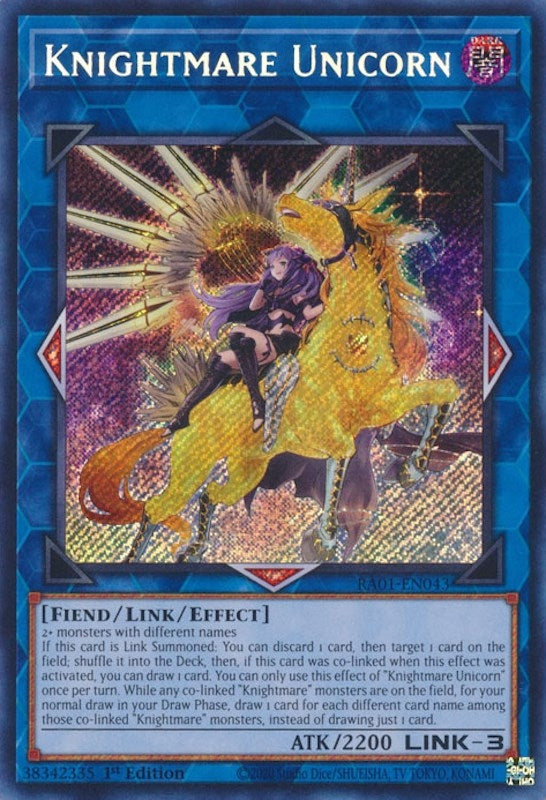 Image for Knightmare Unicorn (Alternate Art) (Secret Rare) (1043) (RA01)